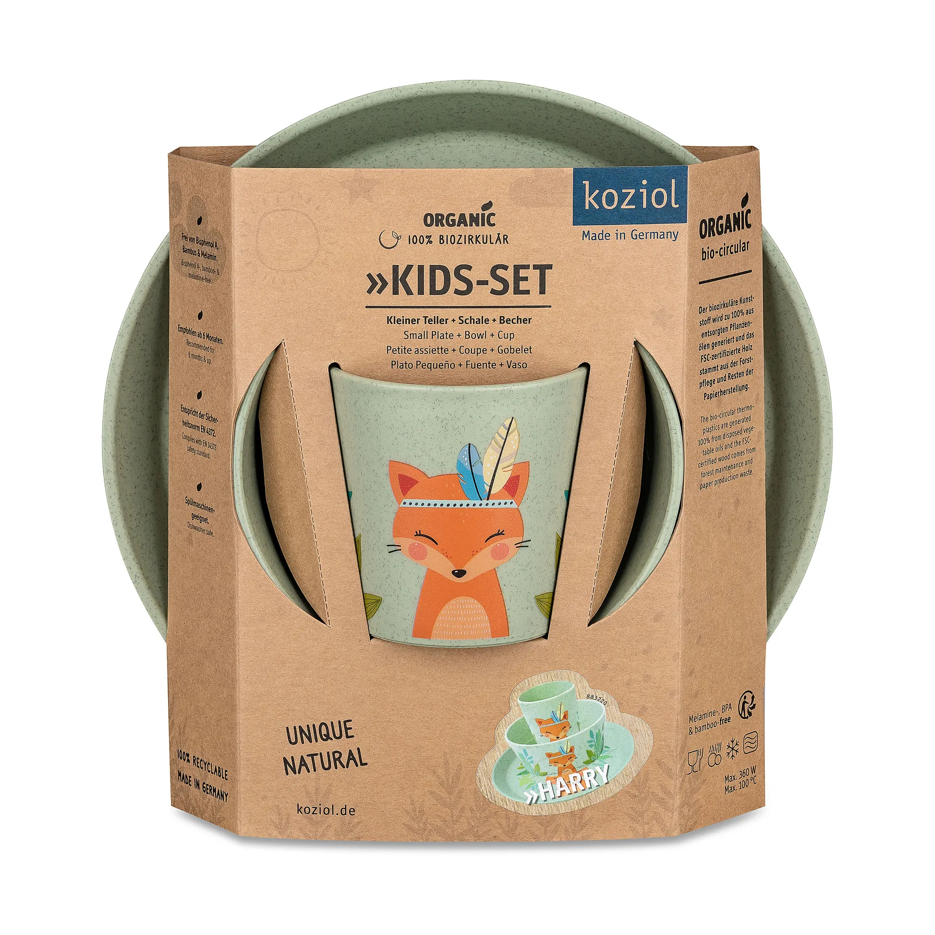 Connect children's dinnerware 3 pieces, Harry Koziol