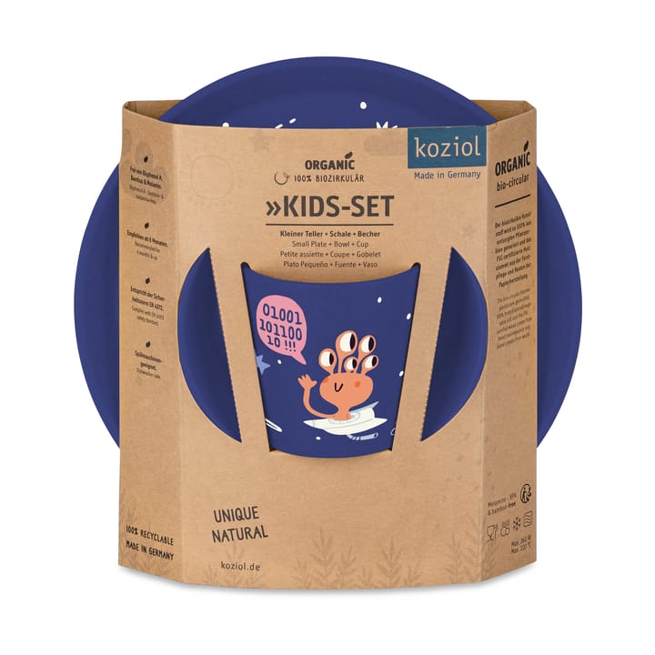 Connect children's dinnerware 3 pieces - Space - Koziol