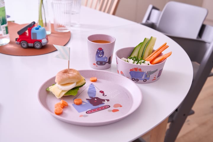 Connect children's dinnerware 3 pieces, Trucks Koziol