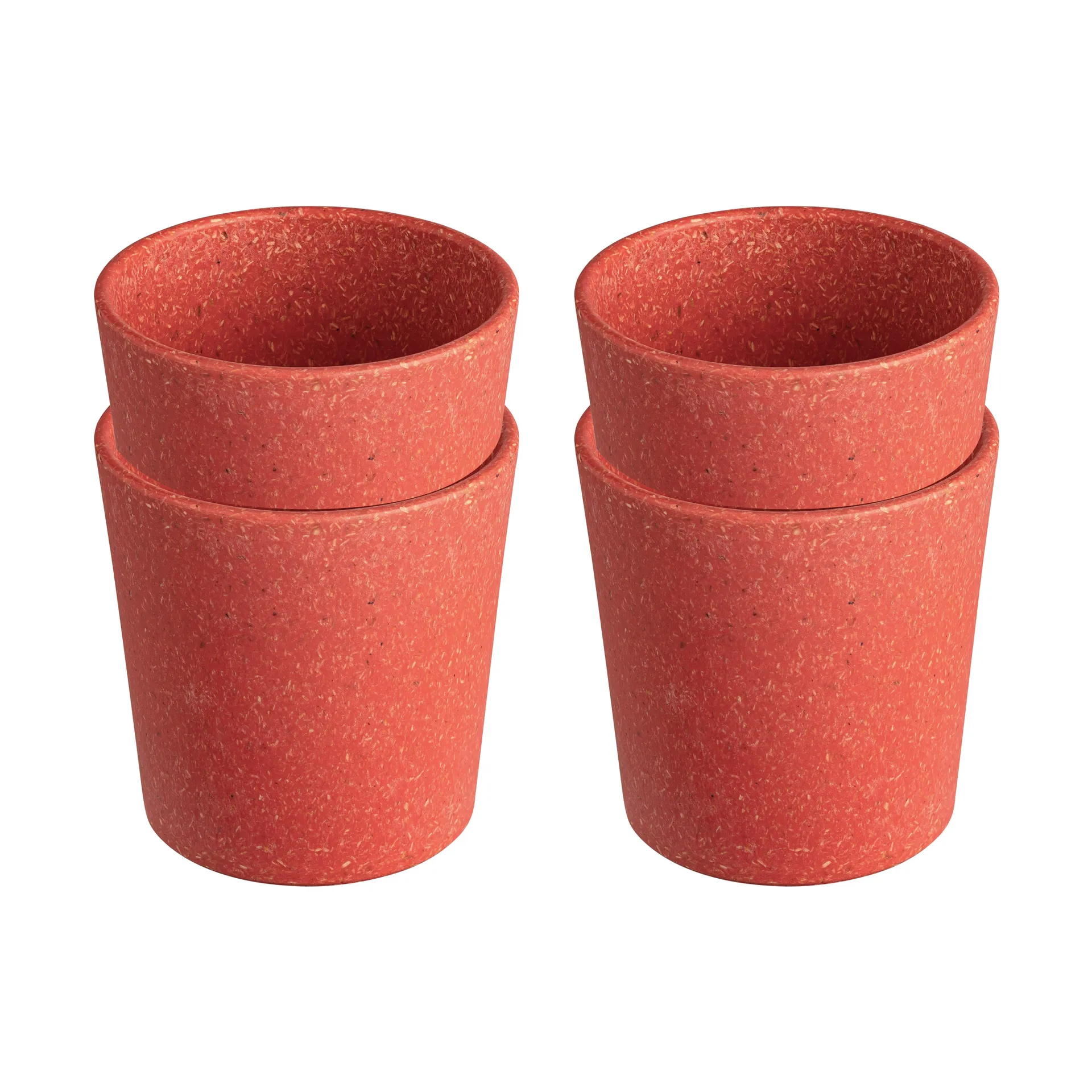 Connect cup S 19 cl 4-pack, Natural coral Koziol
