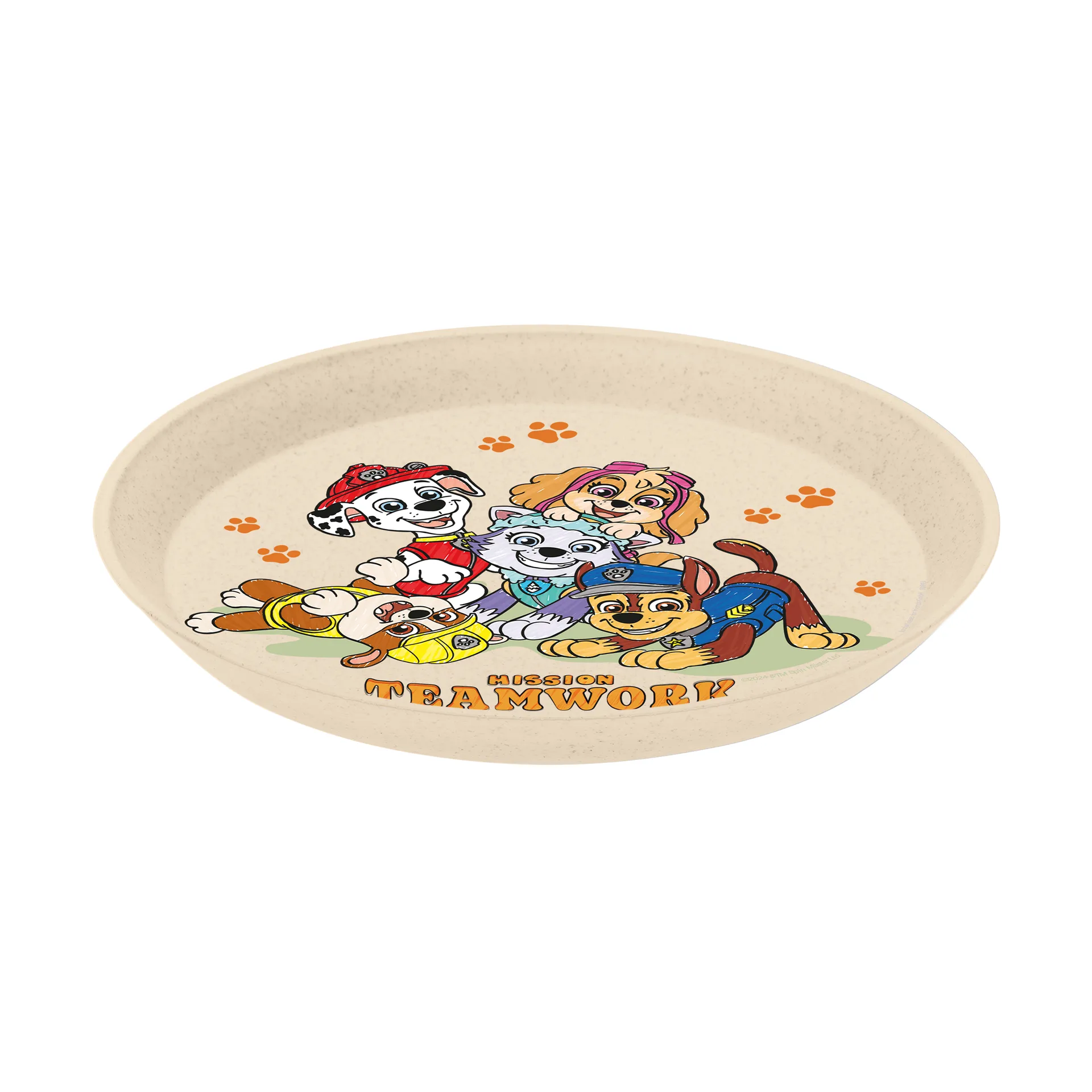 Connect Paw Patrol children's dinner set 3 pieces, Beige Koziol