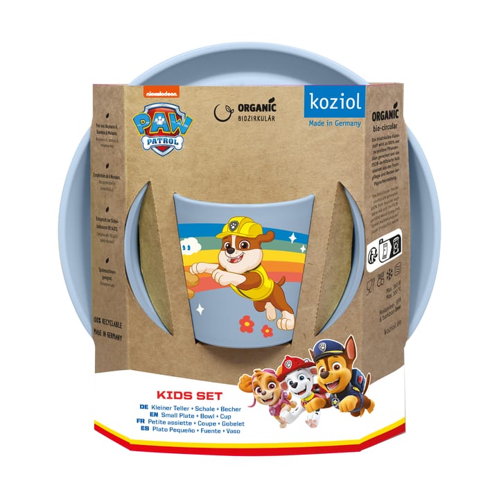 Connect Paw Patrol children's dinner set 3 pieces - Blue - Koziol