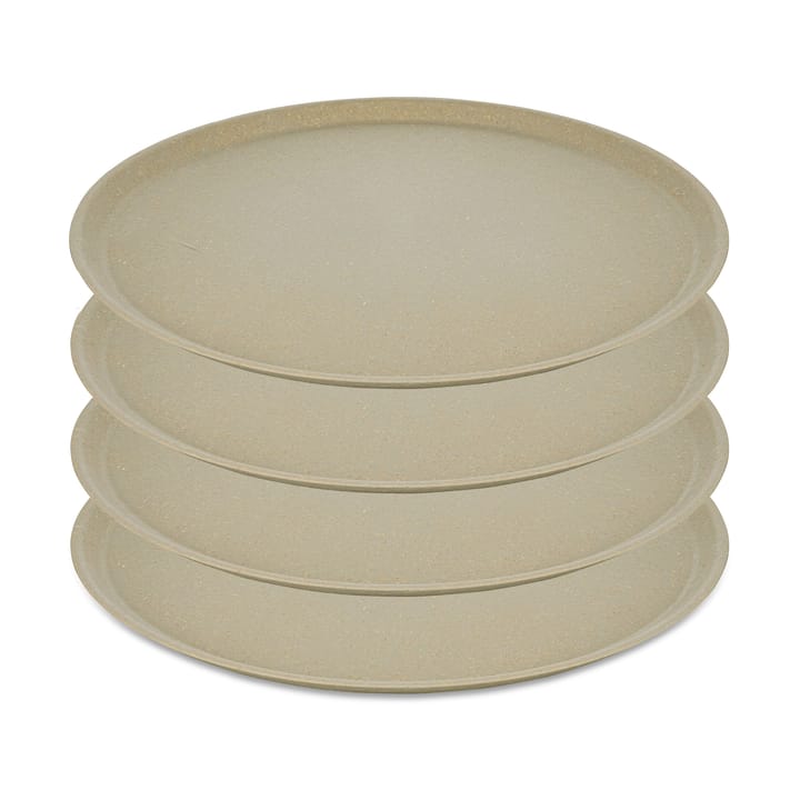 Connect plate Ø25.5 cm 4-pack, Natural desert sand Koziol