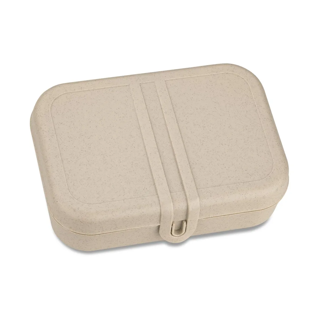Pascal lunch box with divider L, Beige Koziol