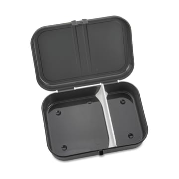 Pascal lunch box with divider L - Dark grey - Koziol
