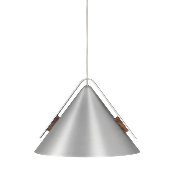 Cone pendant L - Aluminum-walnut - Kristina Dam Studio