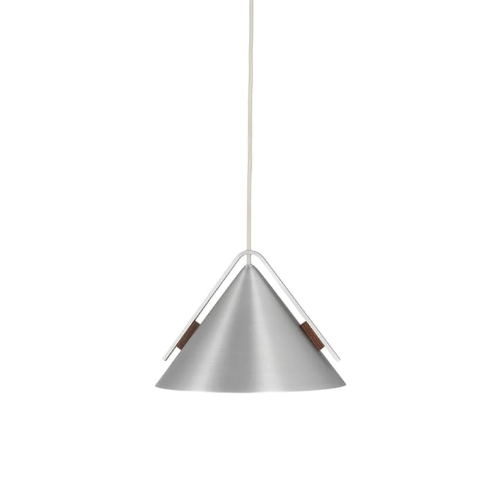 Cone pendant S - Aluminum-walnut - Kristina Dam Studio