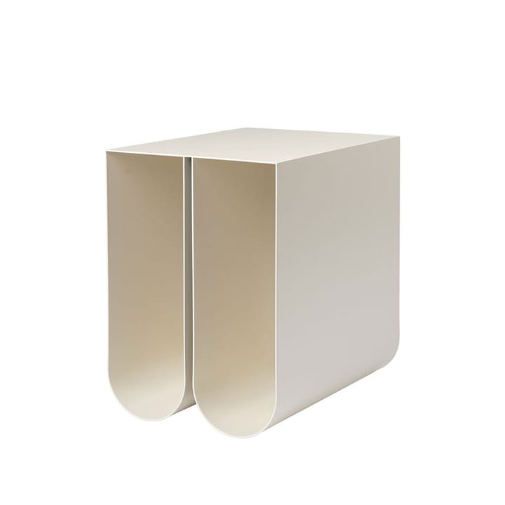 Curved side table, Beige Kristina Dam Studio