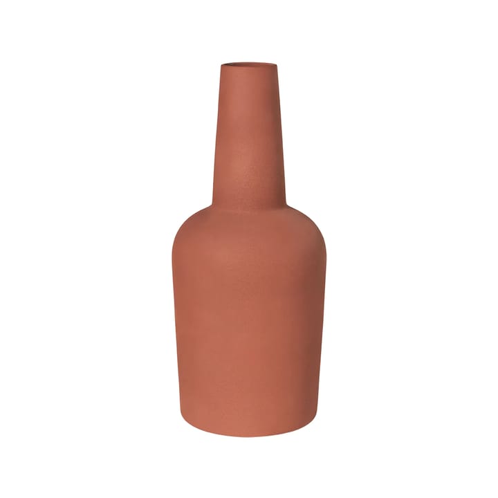 Dome vase L Ø18x49 cm, Terracotta red Kristina Dam Studio