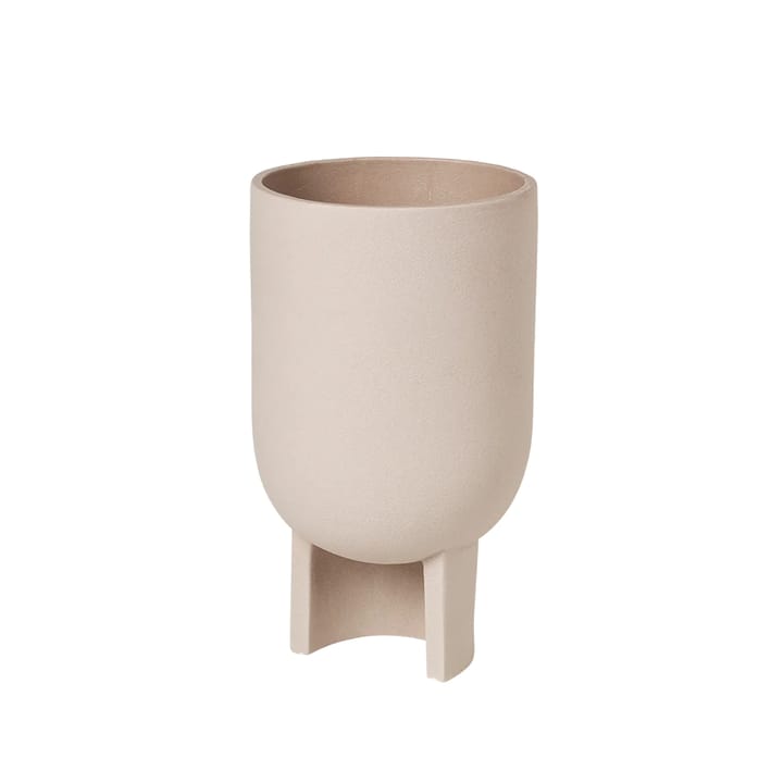 Serene flower pot M - Terracotta beige - Kristina Dam Studio