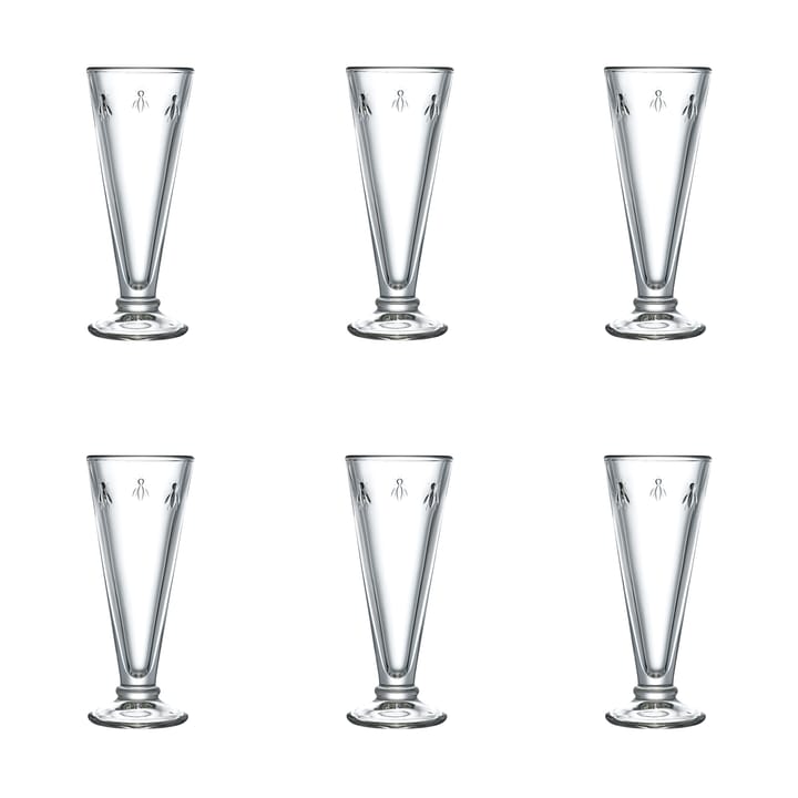 Abeille champagne flute 15 cl 6-pack, Clear La Rochère