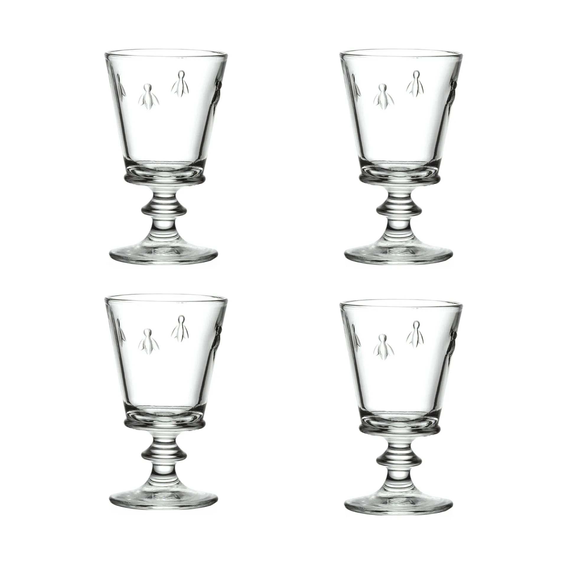 Abeille wine glass 24 cl 4-pack, Clear La Rochère
