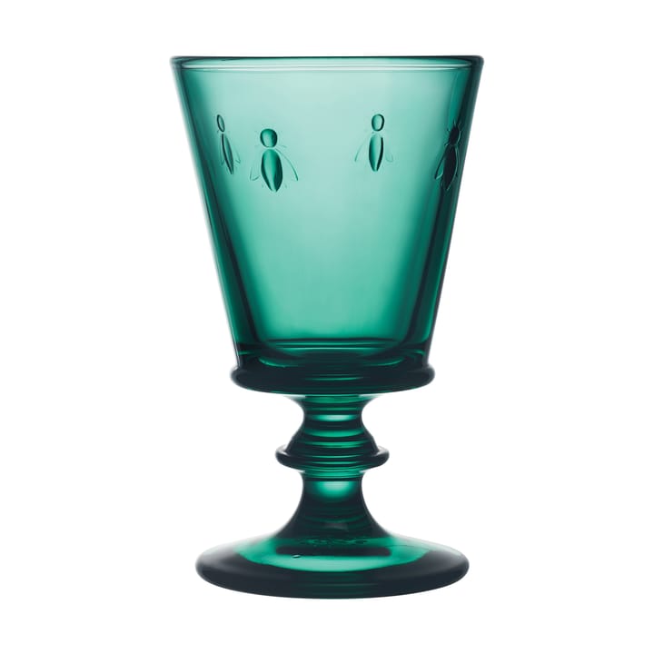 Abeille wine glass 24 cl 6-pack, Emerald green La Rochère