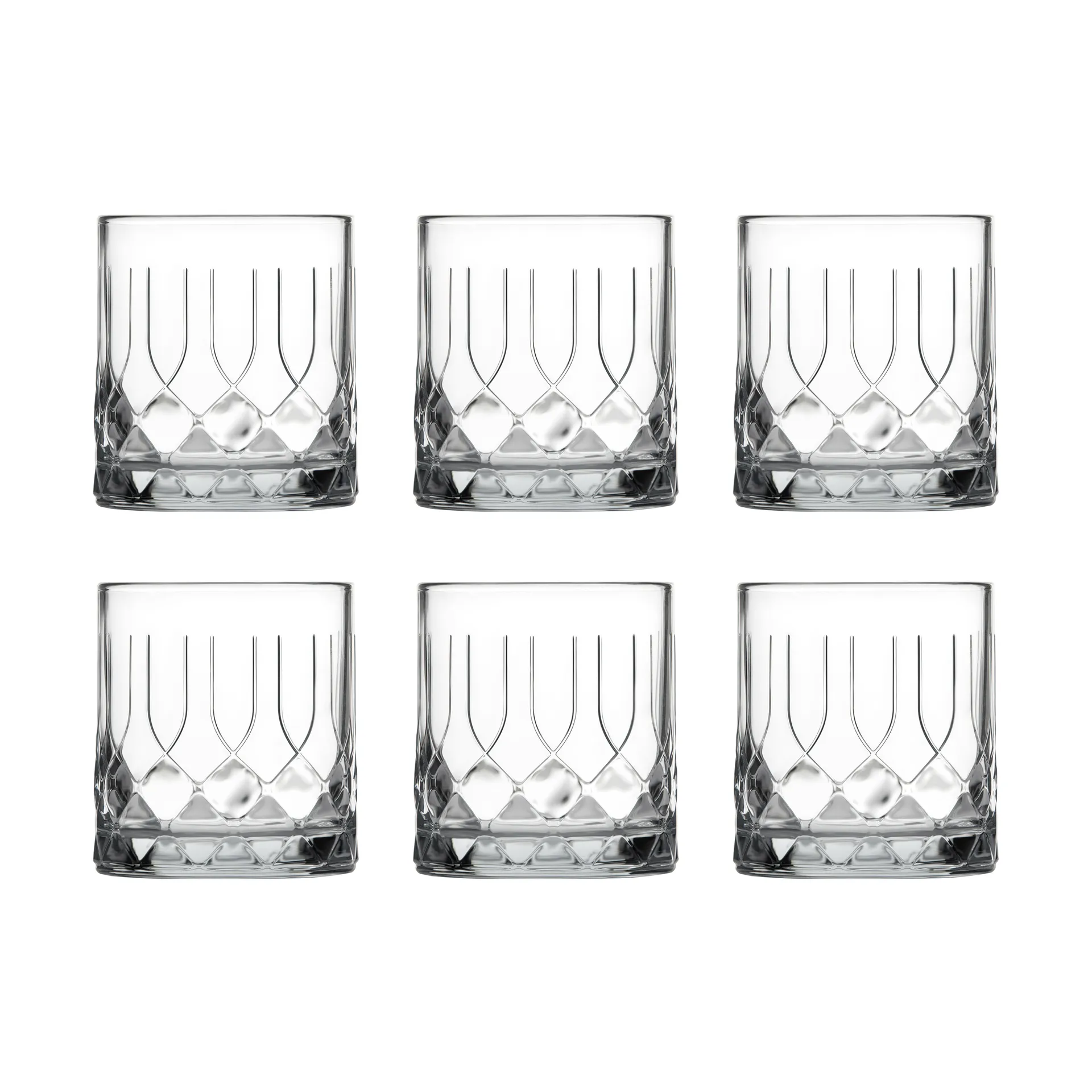 Chicago tumbler whisky glass 6-pack, 34 cl La Rochère
