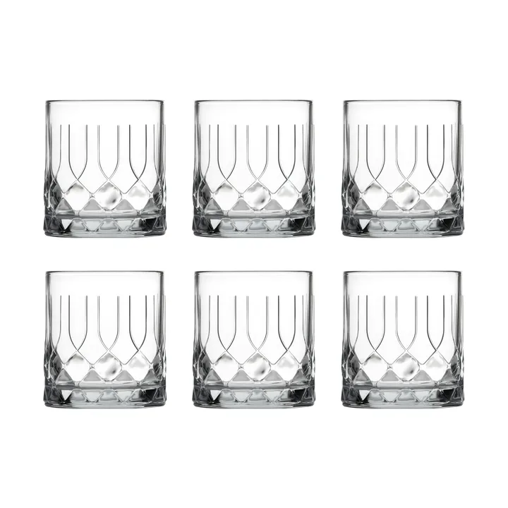 Chicago tumbler whisky glass 6-pack - 34 cl - La Rochère