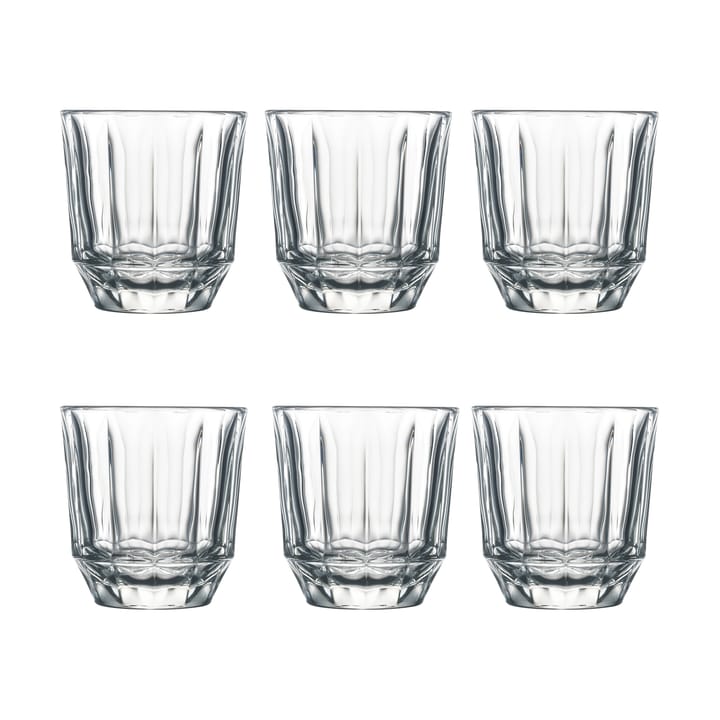 City drinking glass 25 cl 6-pack - Clear - La Rochère