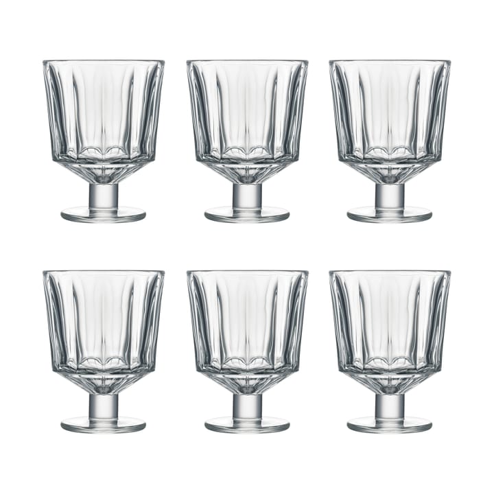City wine glass 26 cl 6-pack - Clear - La Rochère