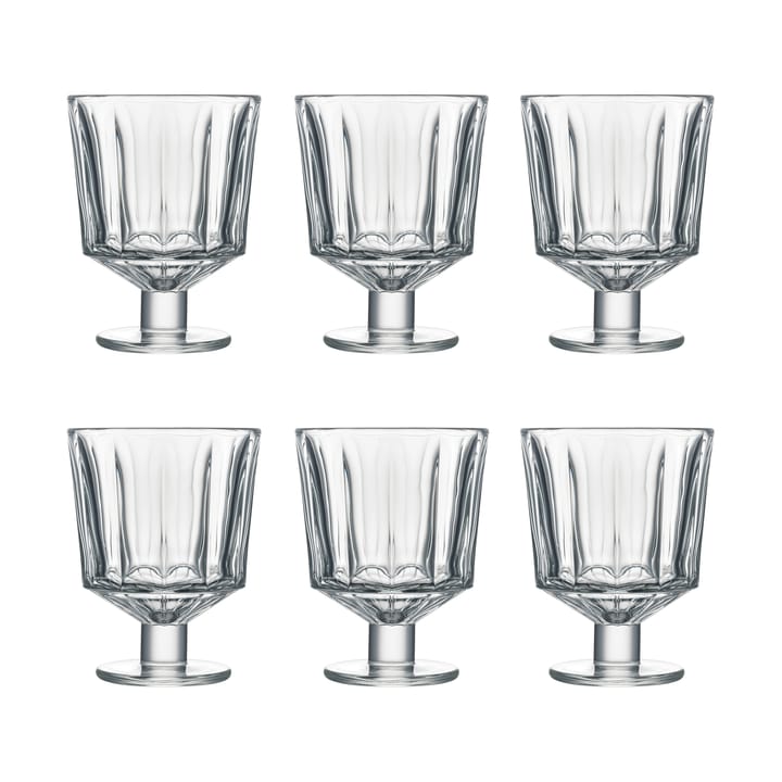 City wine glass 26 cl 6-pack - Clear - La Rochère