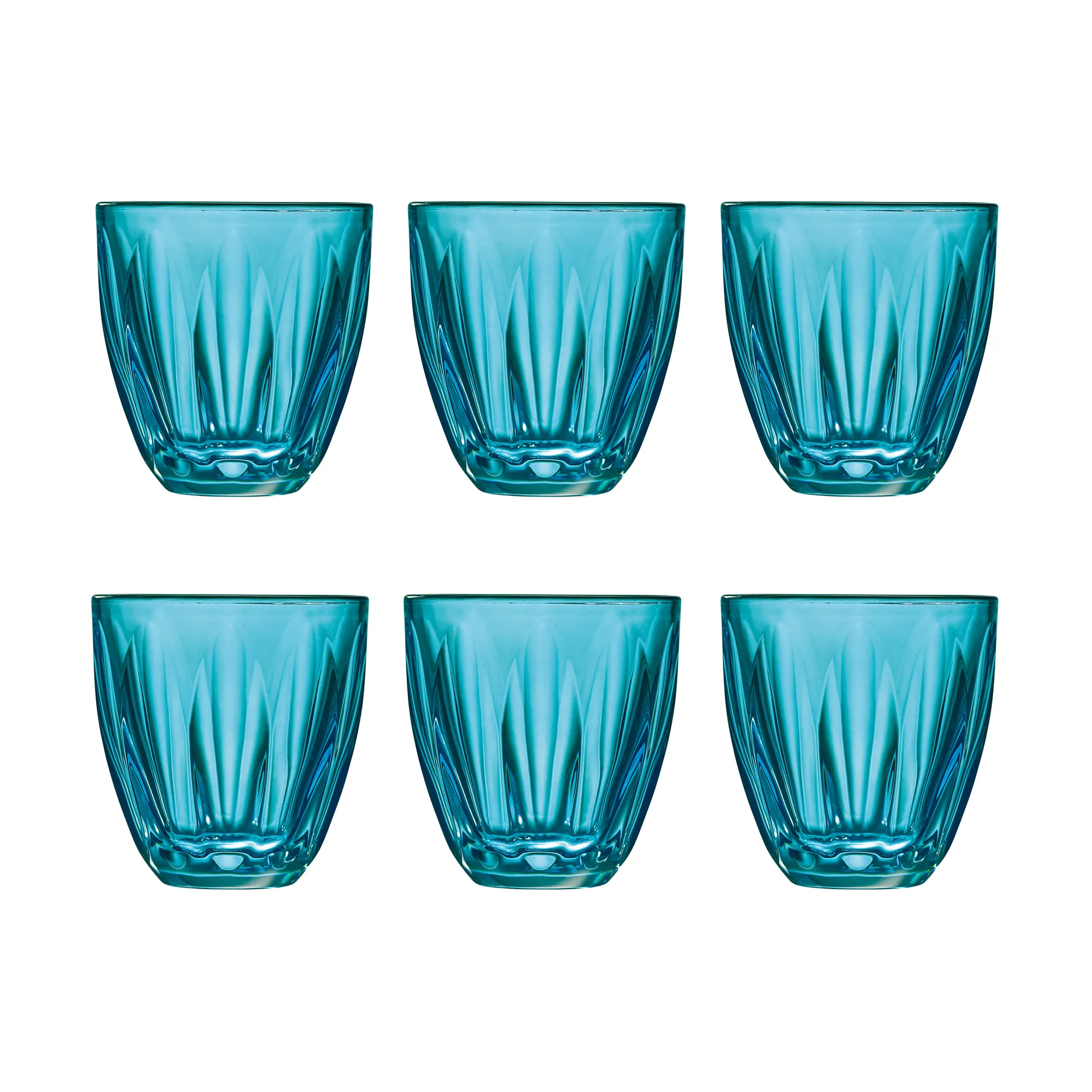 Lily water glass 6-pack, Blue La Rochère