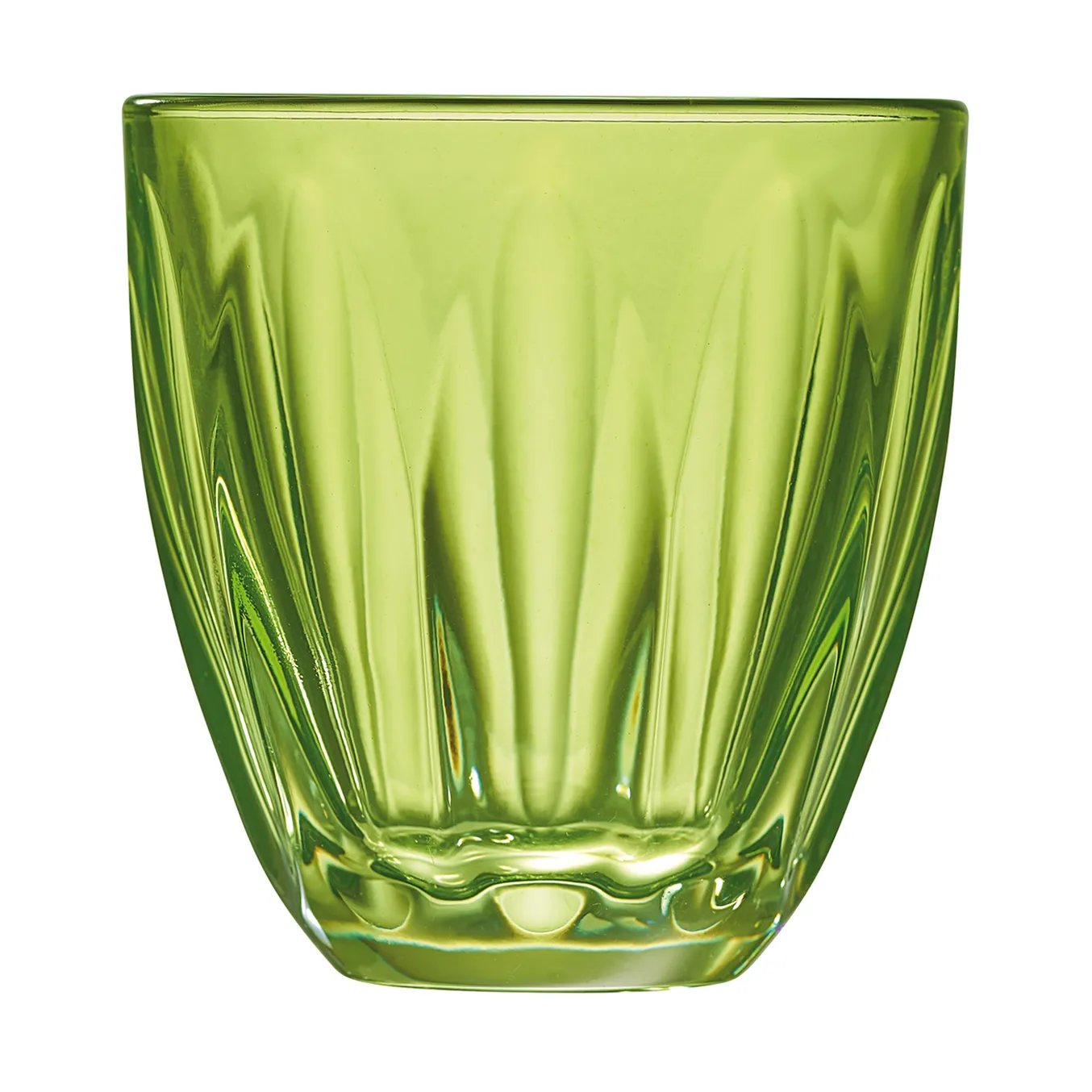 Lily water glass 6-pack, Kiwi green La Rochère