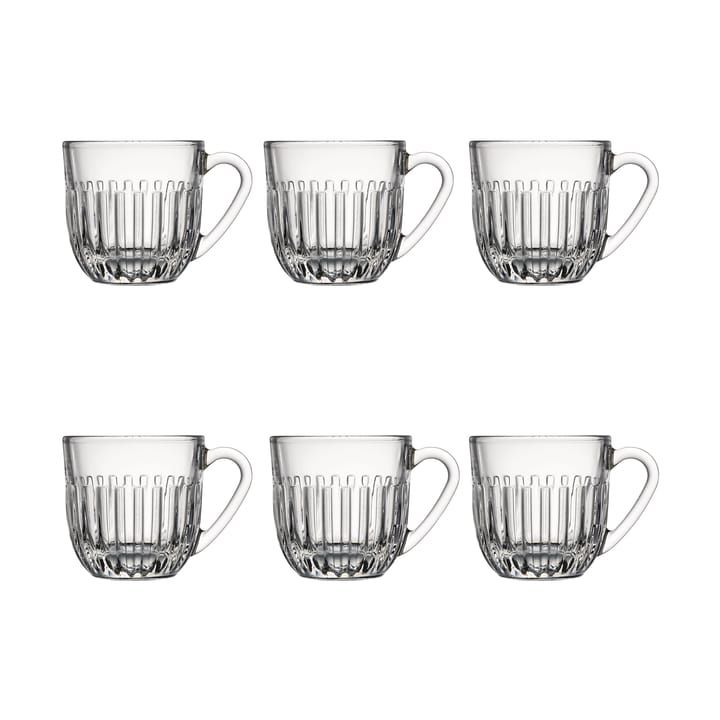 Ouessant espresso glass 9 cl 6-pack, Clear La Rochère