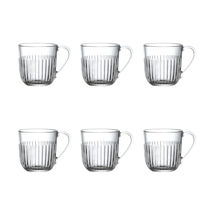 Ouessant mug 27 cl 6-pack - Clear - La Rochère