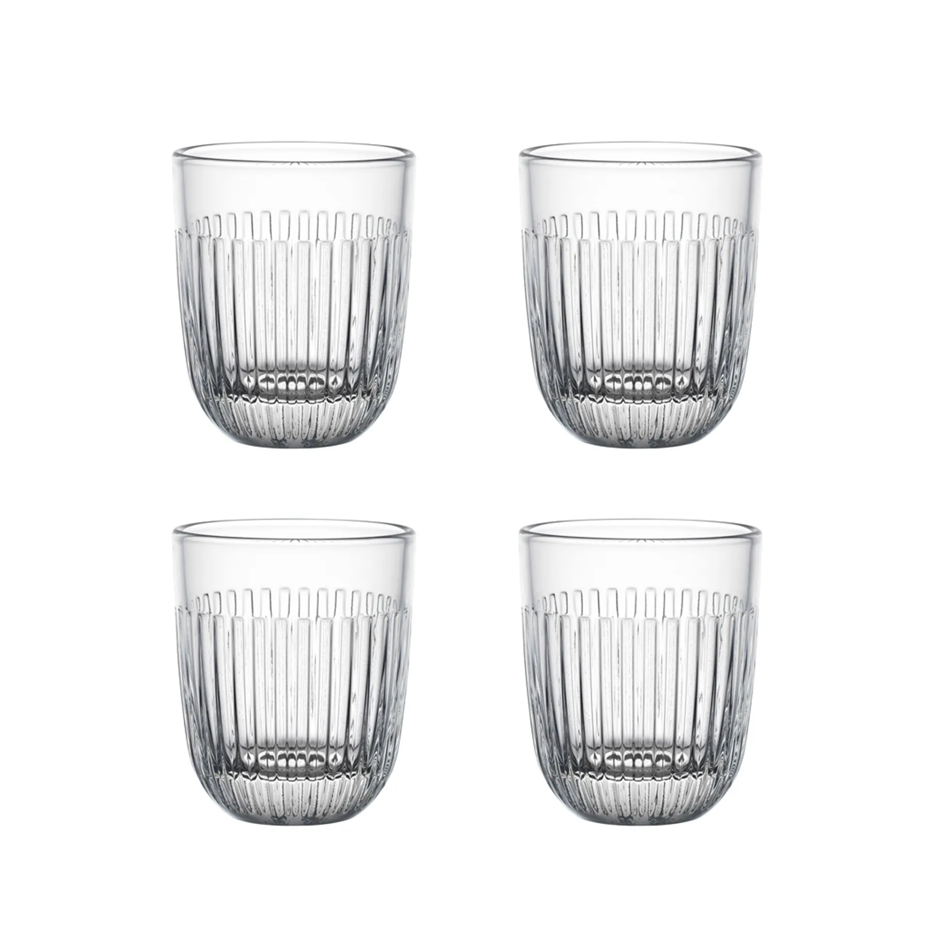 Ouessant water glass 26 cl 4-pack, Transparent La Rochère