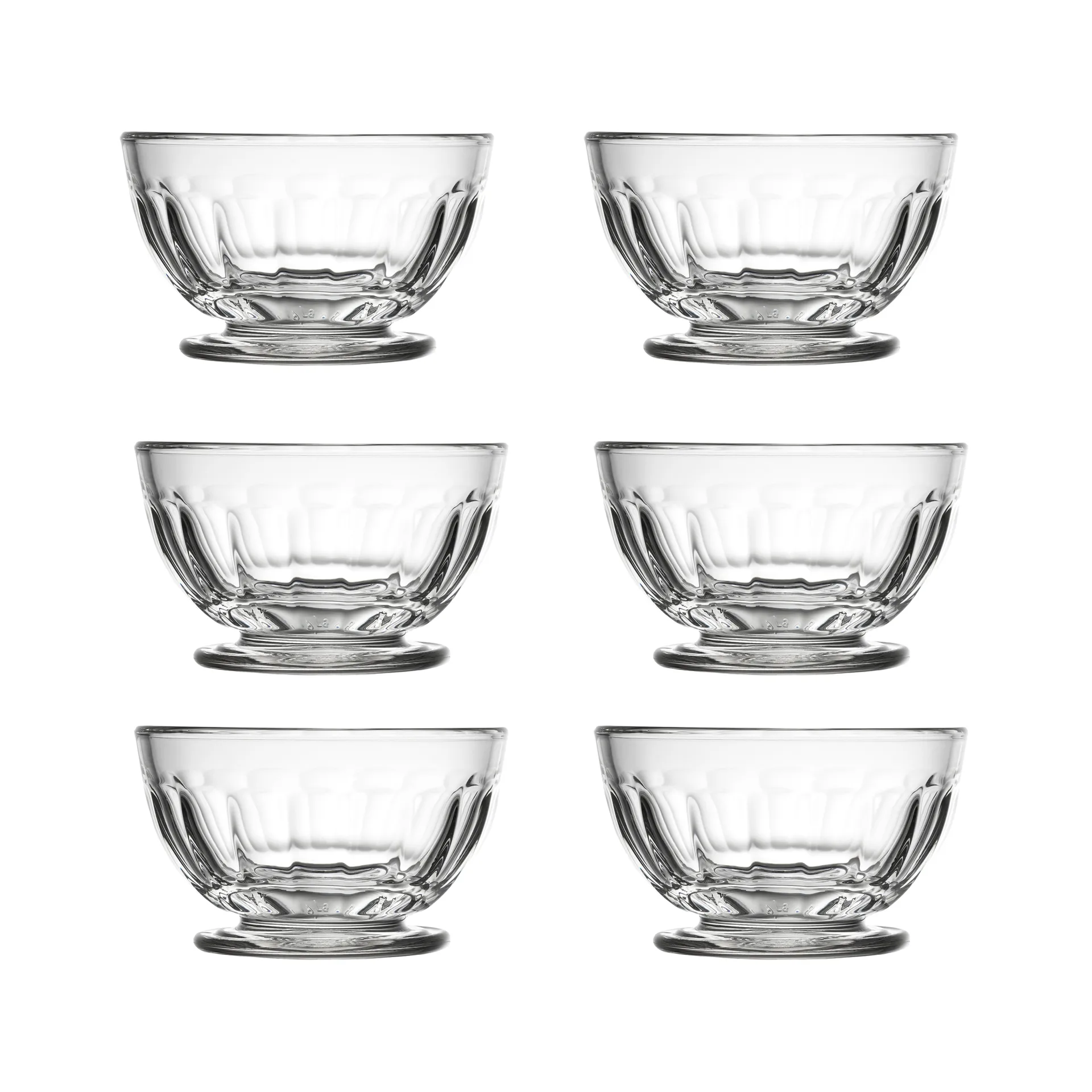 Perigord dessert bowl small 15 cl 6-pack, Transparent La Rochère