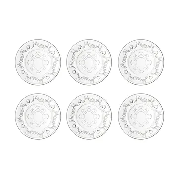 Versailles side plate 6-pack - Glass - La Rochère