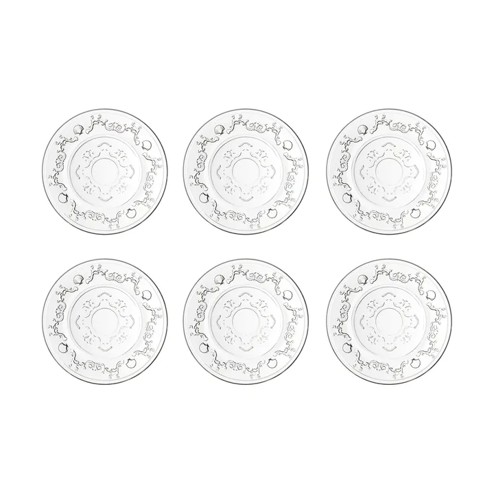 Versailles side plate 6-pack - Glass - La Rochère