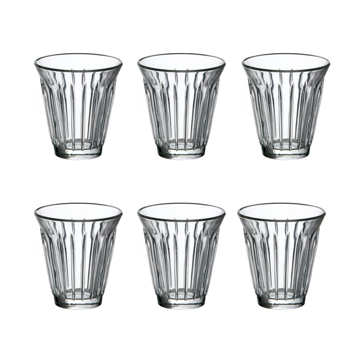 Zinc drinking glass 19 cl 6-pack, Clear La Rochère