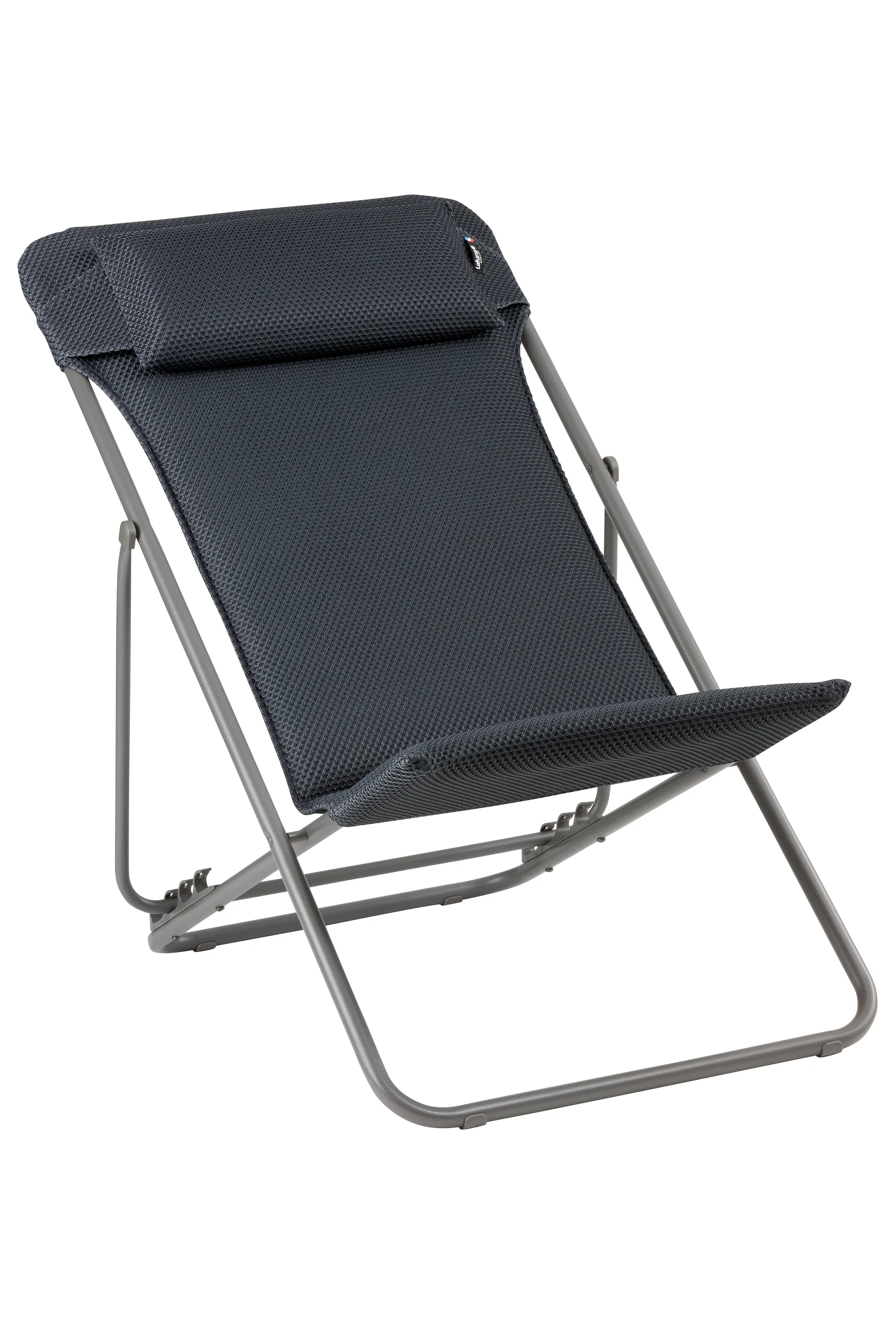 Maxi Transat + Bec sun chair BeComfort, Dark grey Lafuma