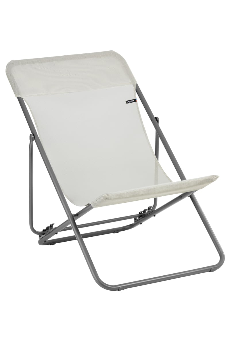 Lafuma Maxi Transat sun chair Batyline Seigle