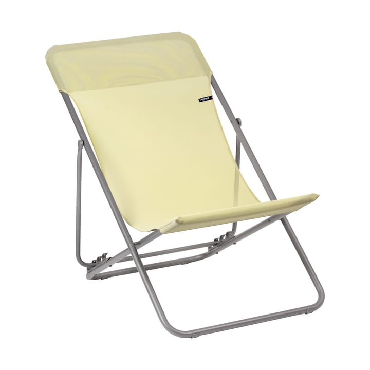 Maxi Transat sun lounger, Etamine/yellow Lafuma