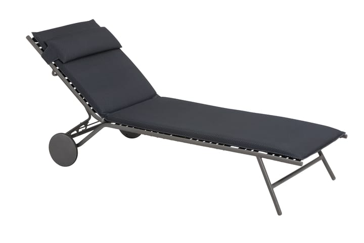 Miami II Bec sun lounger Batyline® Duo, Dark grey Lafuma