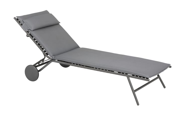 Miami II Bec sun lounger Batyline® Duo, Silver Lafuma