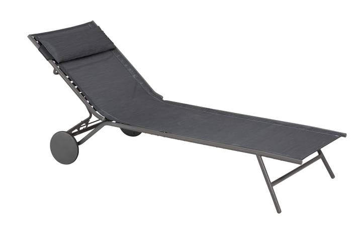 Miami II sun lounger Batyline® Duo, Obsidian Lafuma