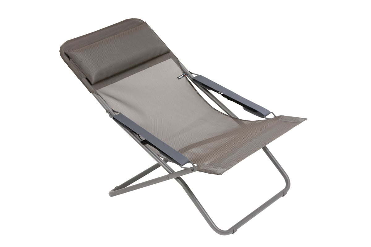 Lafuma Transabed Batyline sun lounger Graphite