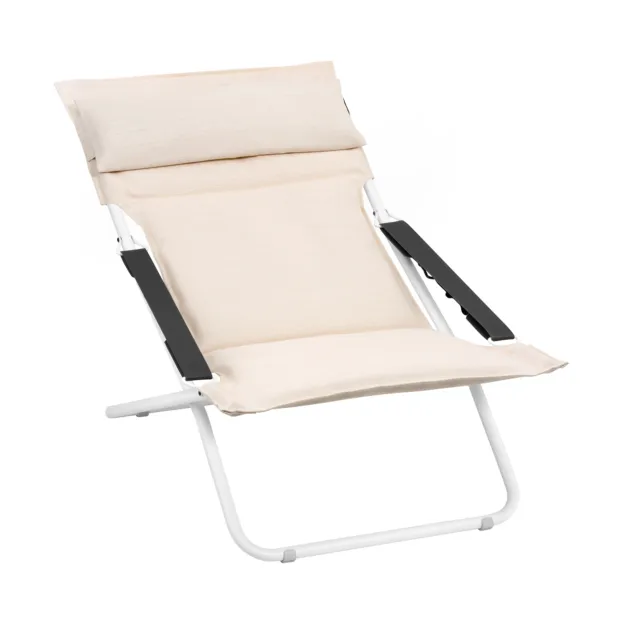 Transabed sun lounger, Argile Beige Lafuma
