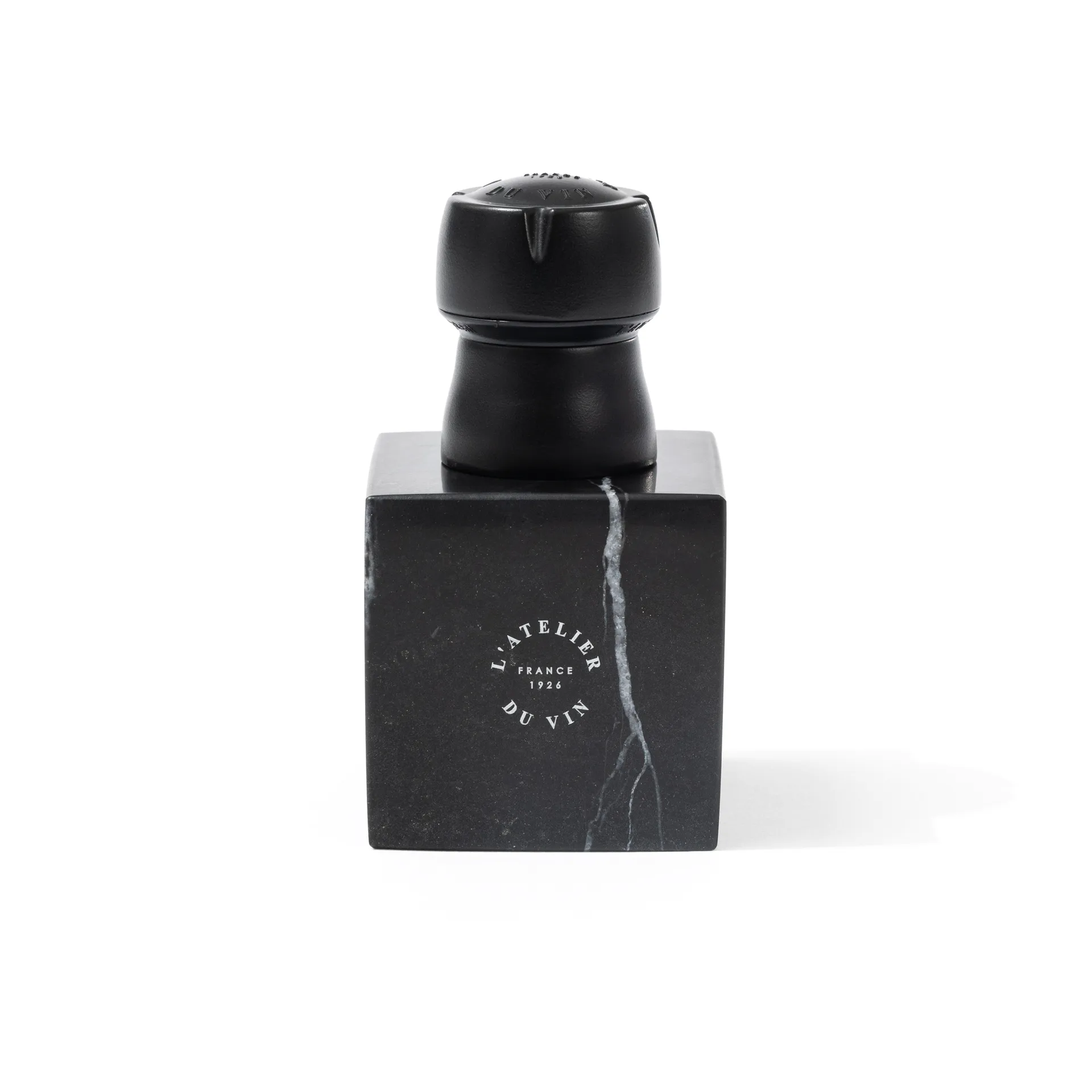 Champagne cork stopper, Black marble L'Atelier du Vin