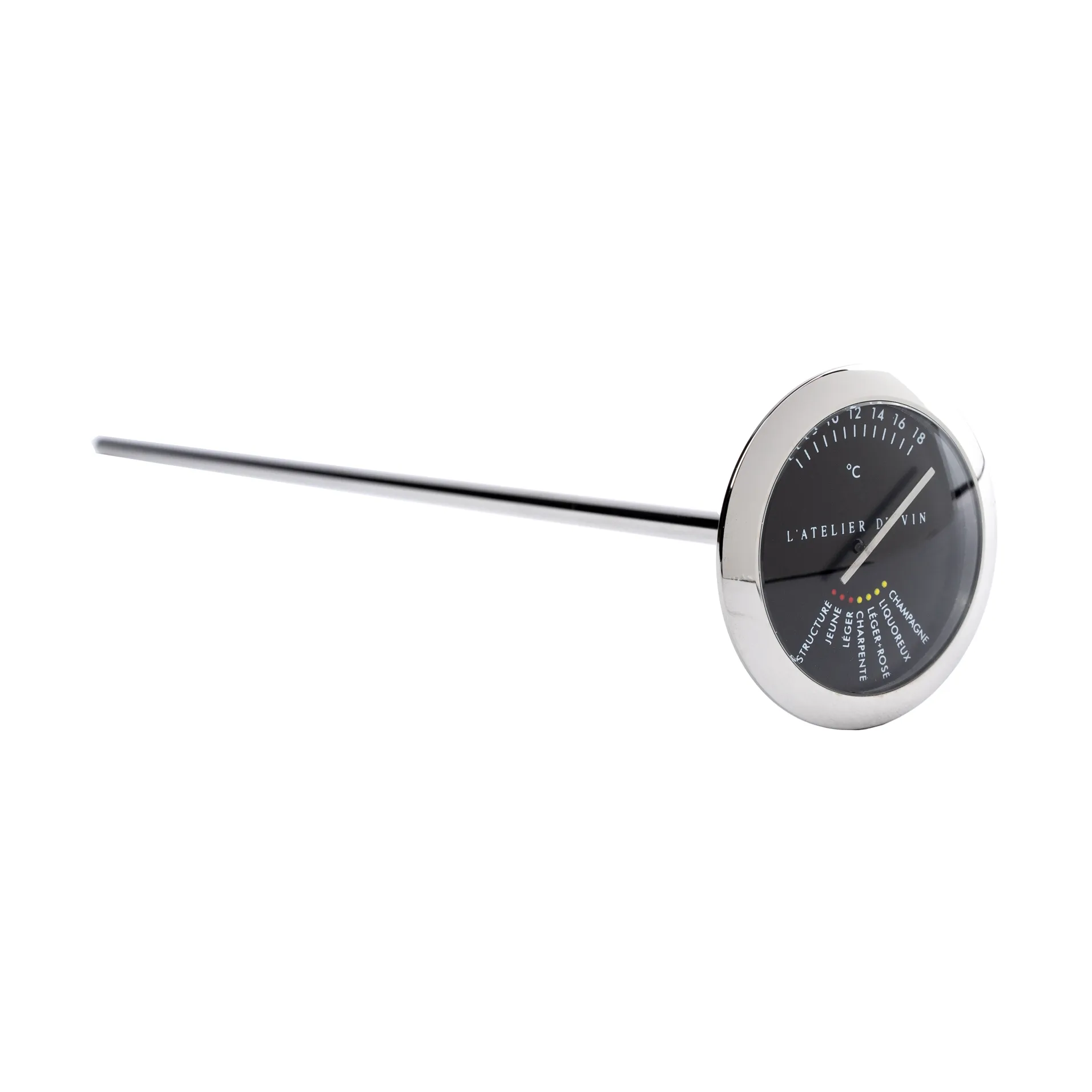 L'Atelier winter thermometer, Stainless steel L'Atelier du Vin