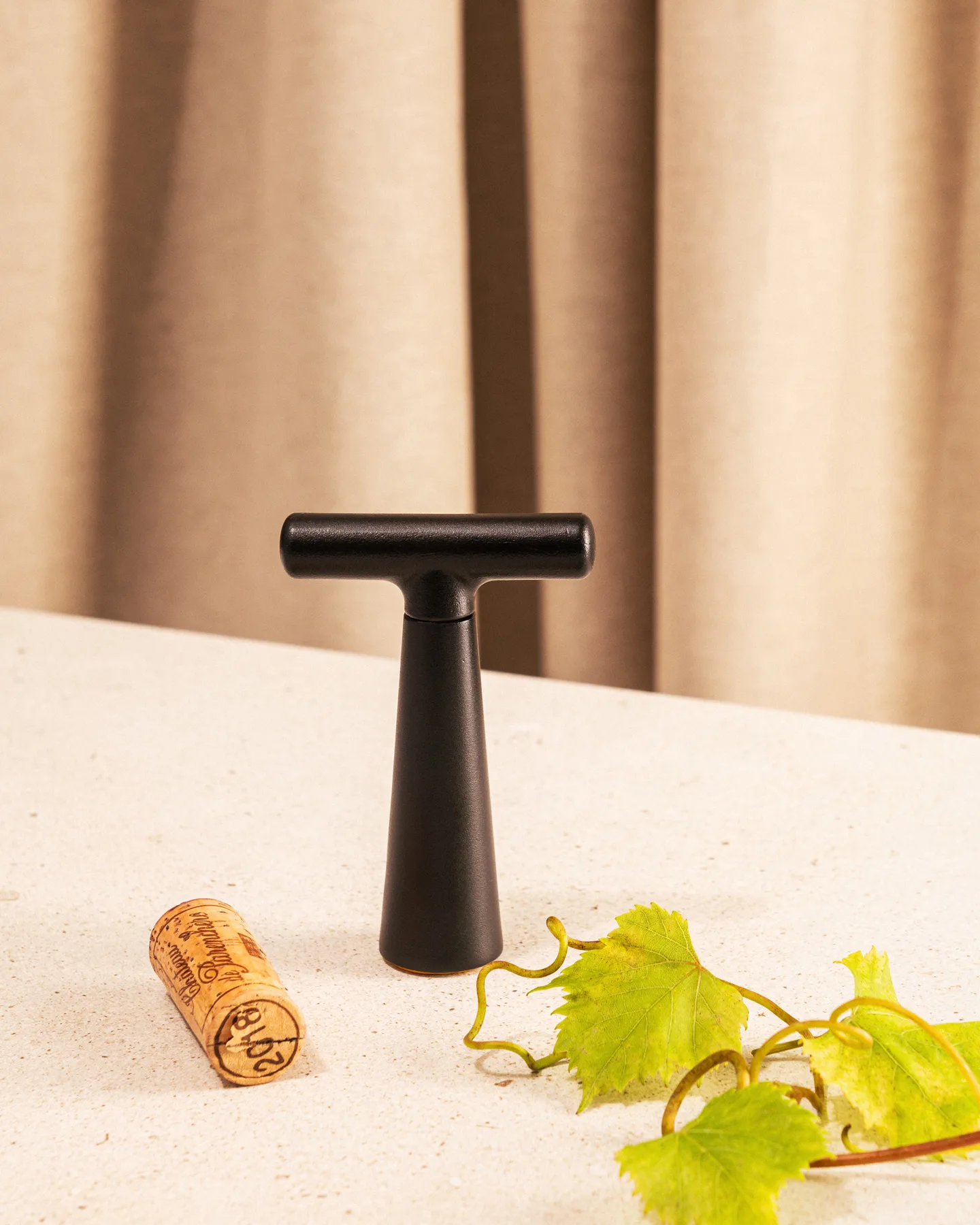 Le Vigneron corkscrew, Black L'Atelier du Vin