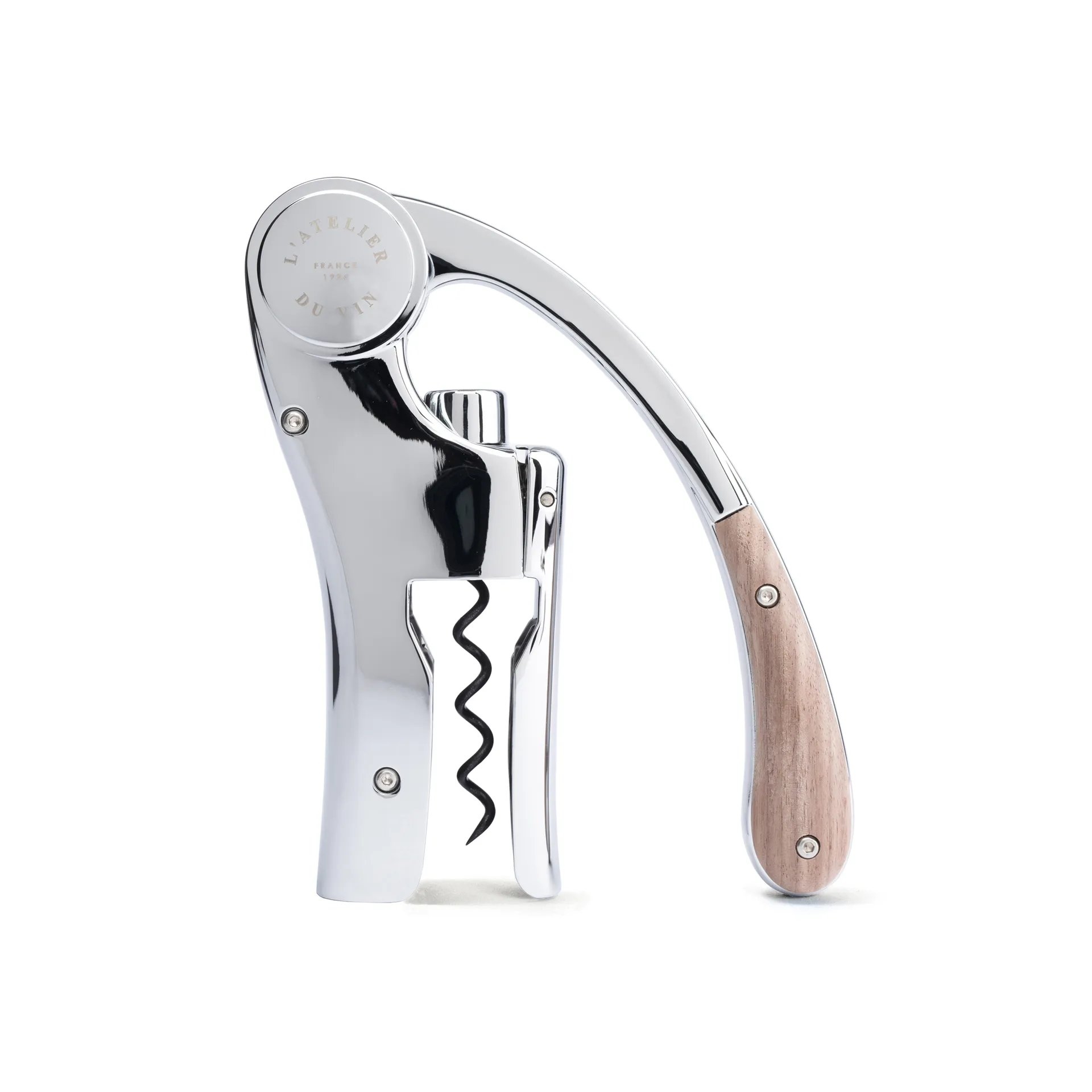 Oeno Motion corkscrew, Walnut-chrome L'Atelier du Vin