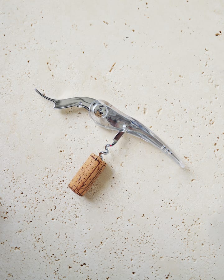 Soft machine crystal wine opener, Silver L'Atelier du Vin
