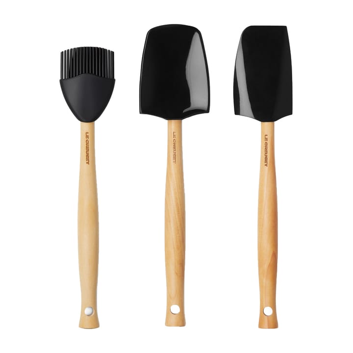 Craft kitchen utensils 3 pieces, Black Le Creuset