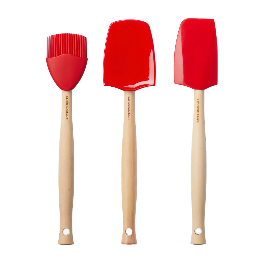 Craft kitchen utensils 3 pieces, Cerise Le Creuset