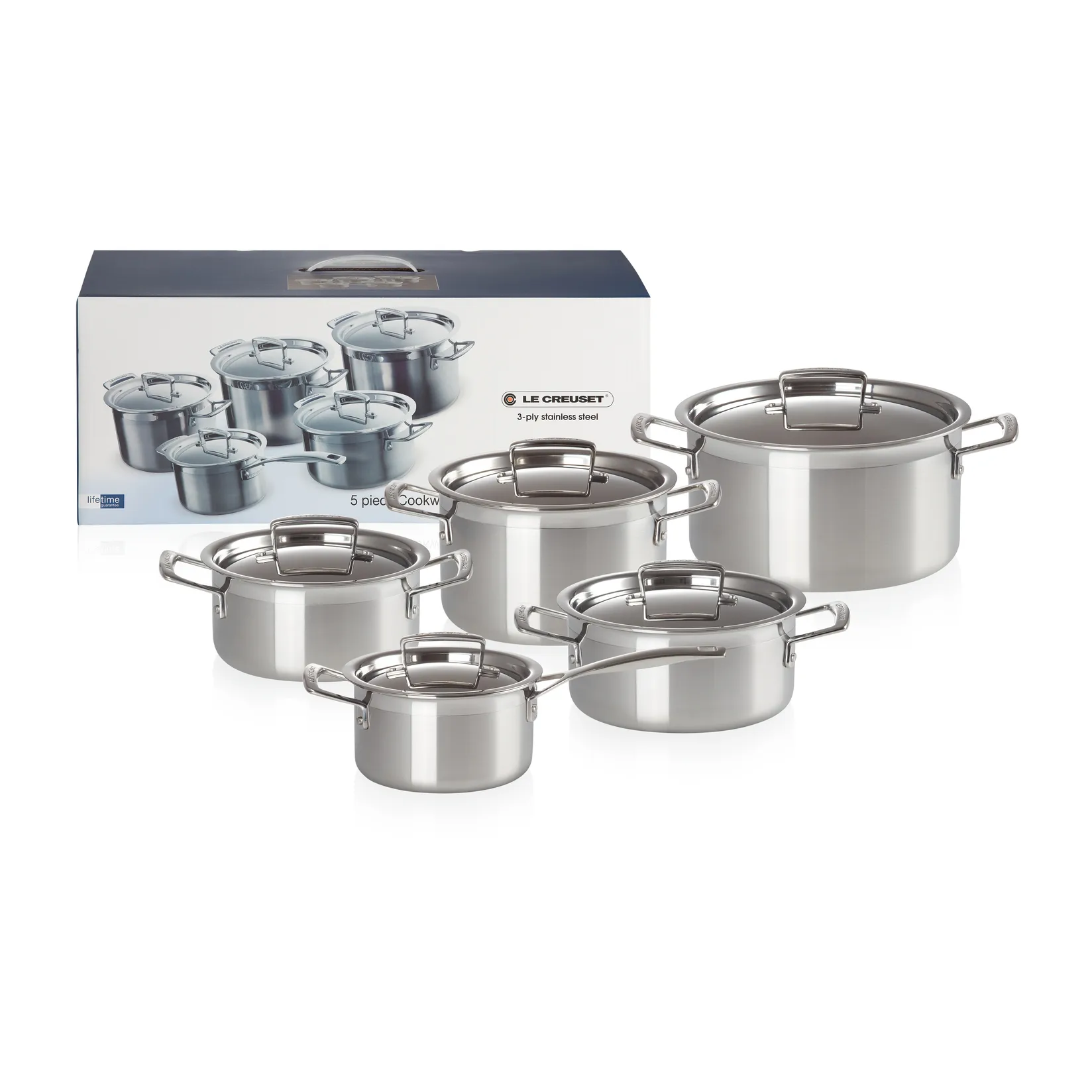 Le Creuset 3-Ply pot set - Le Creuset | KitchenTime
