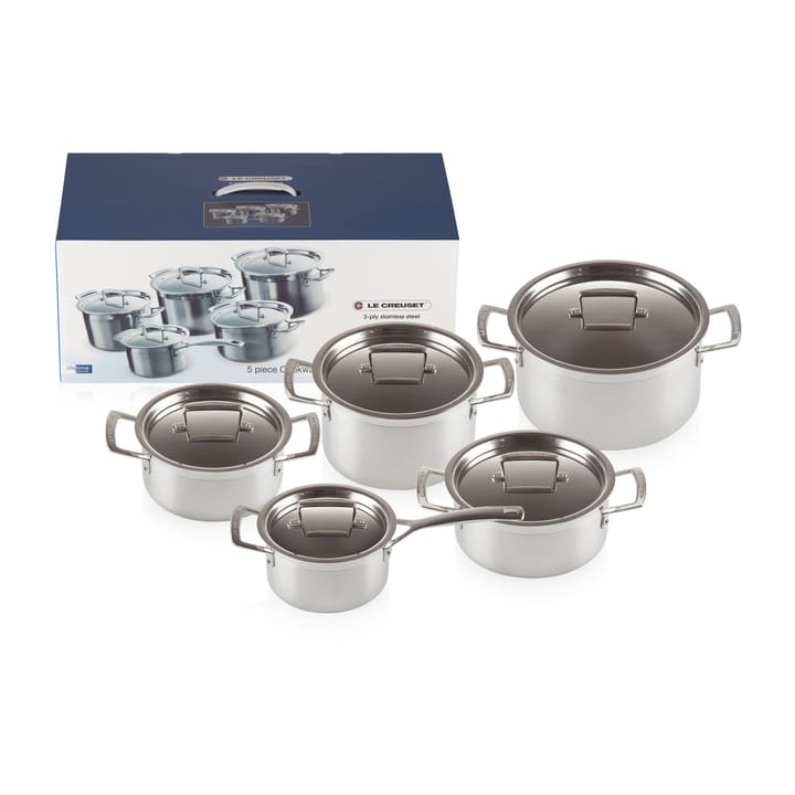 Le Creuset 3-Ply pot set, 5 pieces Le Creuset