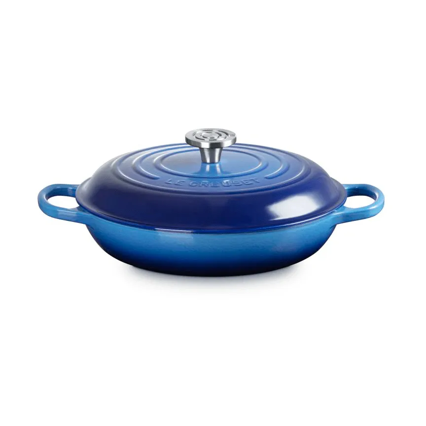 Le Creuset Classic cast iron buffet casserole with glass lid, Azure, 3.5 l Le Creuset