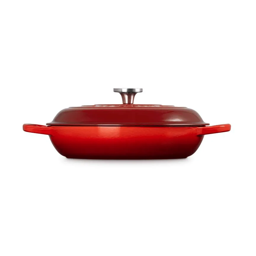 Le Creuset Classic cast iron buffet casserole with glass lid, Cerise, 3.5 l Le Creuset